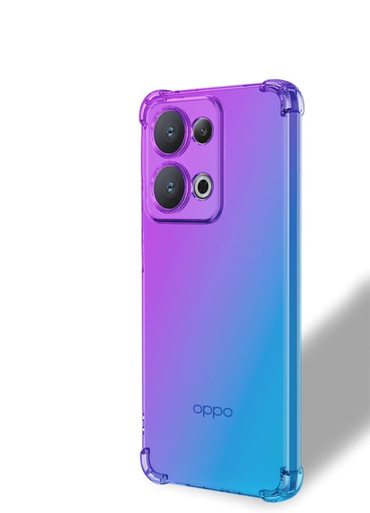 Case for Oppo Reno 13, Gradient Dropproof, Purple / blue