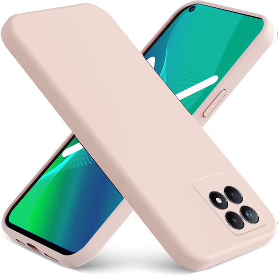 Case for Realme 8i, Silicone Lite, pink