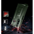 Armored case for Samsung Galaxy Z Fold 3 5G, Dexnor Full Body, green