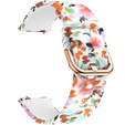 Smooth strap for Samsung Galaxy Watch Active 22mm, Bird and Flower