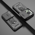 Case for Huawei Pura 70 Ultra, KickStand Camera Lens, black