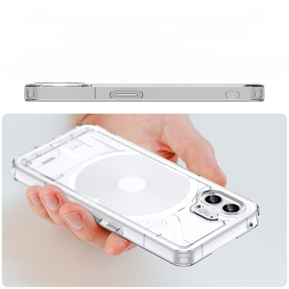 Case for Nothing Phone 2, Fusion Hybrid, transparent