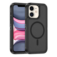 Case with frame for iPhone 11, for MagSafe, black
