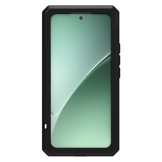 Love Mei Case for Xiaomi 15, armored with glass, black