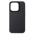 Case for iPhone 15 Pro Max, Aramid Fiber Cover, black