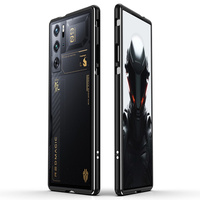 Case for ZTE nubia Red Magic 9 Pro / 9 Pro+ / 10 Pro / 10 Pro+ 5G, Armor Bumper, with lens cover, black / silver