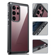 Case for Samsung Galaxy S22 Ultra, Shockproof, with film, black