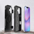 MagForce case for iPhone 17, for MagSafe, armoured, black