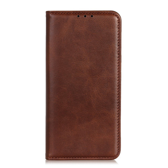 Flip case for Samsung Galaxy M51, Split Leather, brown