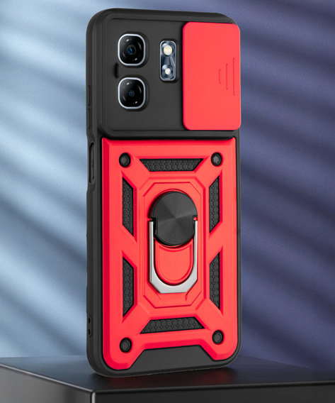 Case for Infinix Hot 50i 4G, CamShield Slide, red