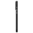 Spigen Case for iPhone 16 Pro, Enzo Aramid MagSafe, carbon black / silver + 9H Tempered Glass