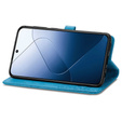 Flip case for Xiaomi 14T, Mandala, blue