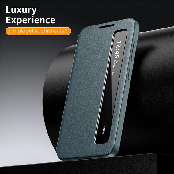 Smart View Window Leather Case for Samsung Galaxy S26 Ultra