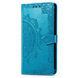 Flip case for Samsung Galaxy A53 5G, Mandala, blue