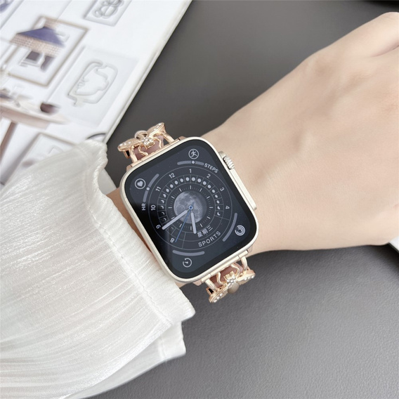 Leather Strap for Apple Watch 1/2/3/4/5/6/7/8/SE/Ultra 42/44/45/49mm, Beige