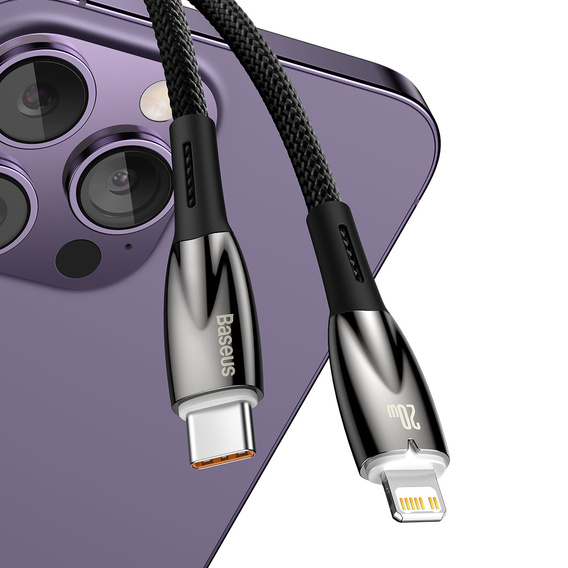 Baseus Glimmer USB-C to Lightning 20W 2m cable for iPhone