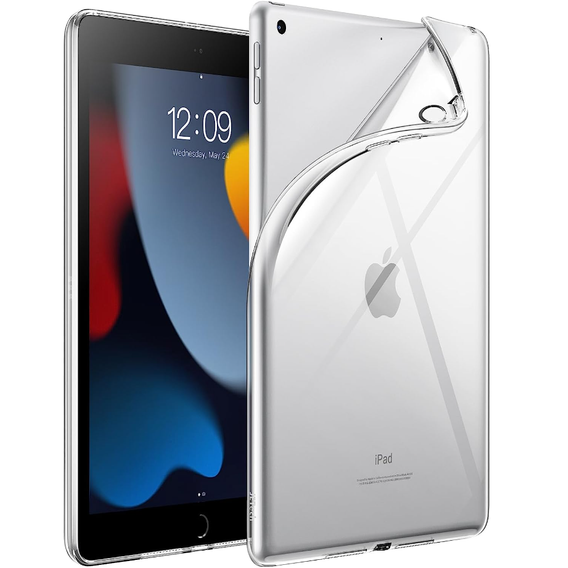 Case for iPad 10.2" 2021/2020/2019 (9/8/7 gen.), Silicone, transparent