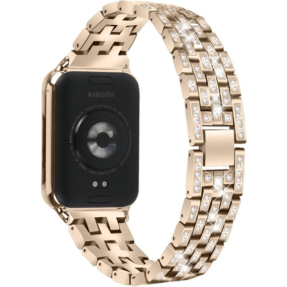 Diamond Bracelet for Xiaomi Smart Band 8 Pro, Gold