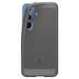 Spigen case for Samsung Galaxy S25, Rugged Armor MagSafe, grey + Tempered Glass 9H