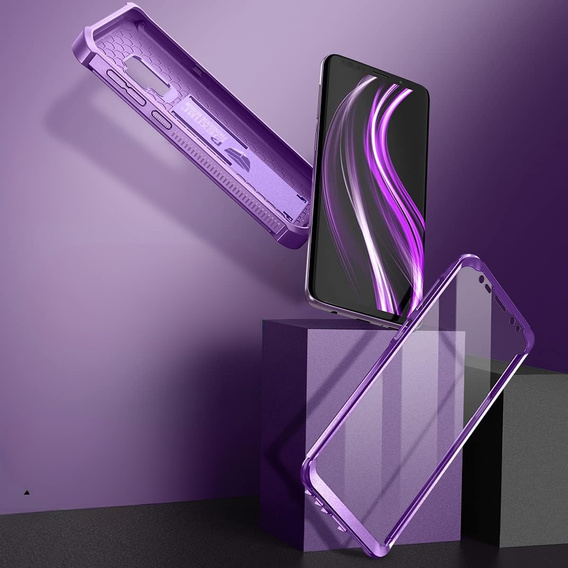 Armored case for Samsung Galaxy S9, Dexnor Full Body, purple