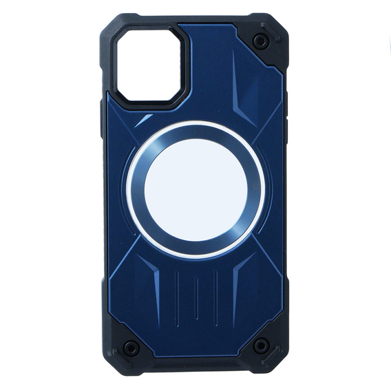 Case for iPhone 14, Heavy Duty, for MagSafe, dark blue