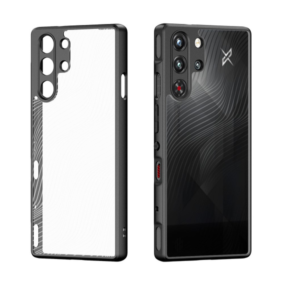 DuxDucis case for ZTE nubia Red Magic 10 Pro / 10 Pro+ 5G, Aimo case, transparent / black
