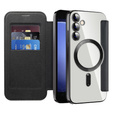 Flip case for Samsung Galaxy S23 FE, RFID Wallet MagSafe CamShield, black
