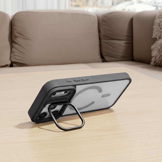 Case with stand and detachable lanyard, for MagSafe for iPhone 17 Pro