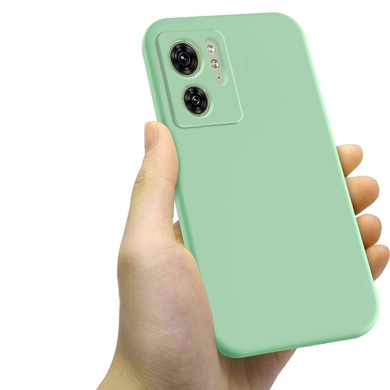 Case for Motorola Edge 40 5G, Silicone Lite, green