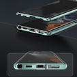 Magnetic Dual Glass MagSafe case for Samsung Galaxy S24 Ultra, green