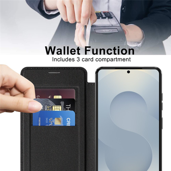 RFID Wallet MagSafe flip case with camera protection for Samsung Galaxy S26 Ultra