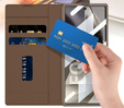 Wallet case with flap brown for Samsung Galaxy Z Fold 7 5G