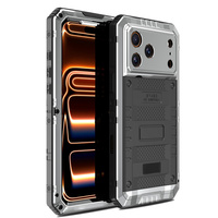 IP68 waterproof case for iPhone 17 Pro Max, silver