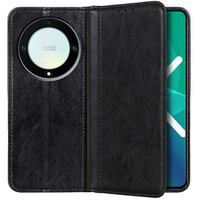 Case for Honor Magic 5 Lite 5G, Wallet Litchi Leather, black
