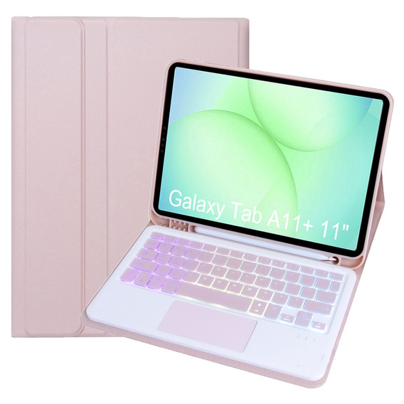 Case with backlit Bluetooth keyboard and touchpad for Samsung Galaxy Tab A11+