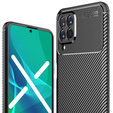 Case for Samsung Galaxy M53 5G, Carbon Gel, black
