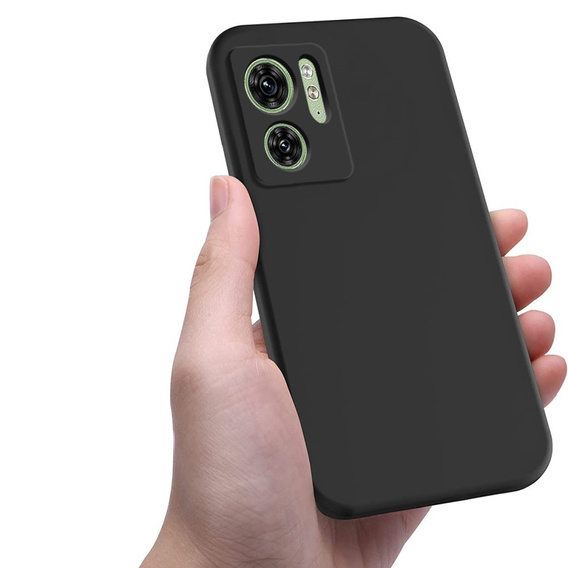 Case for Motorola Edge 40 5G, Silicone Lite, black