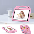 Children's case for iPad 9.7" 2018/2017 (6/5 gen.) / Pro 9.7" 2016, Cute Patterns, with stand, pink