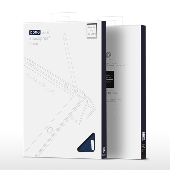Case for Samsung Galaxy Tab S9 Ultra 14.6", Dux Ducis Domo, blue