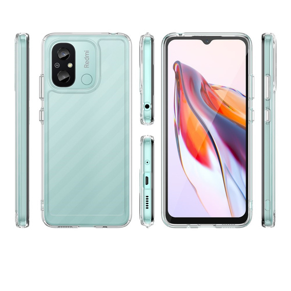 Case for Xiaomi Redmi 12C, Fusion Hybrid, transparent