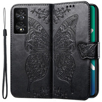 Flip case for TCL 40 NXTPaper, Butterfly, black