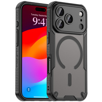 Case for iPhone 17 Pro Max, for MagSafe, armoured, black