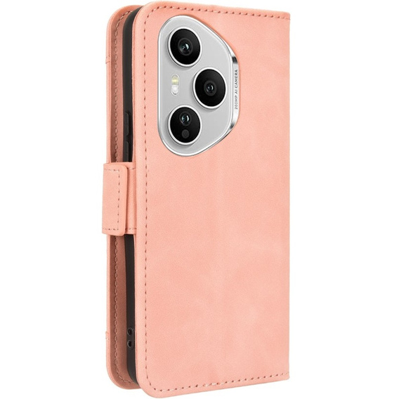 Flip case for Honor 400 Pro 5G, Card Slot, pink