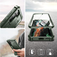 Armored case for Samsung Galaxy S23, Dexnor Full Body (Two Frames), green