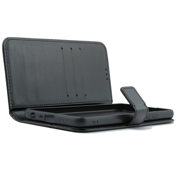 Flip case for Oppo A38 4G / Oppo A18 4G, Crazy Horse Wallet, black