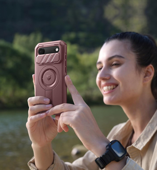 Dexnor armoured case with stand and camera shutter, for MagSafe for iPhone 17 Air