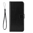 Flip case for Huawei P60 / P60 Pro, Crazy Horse Wallet, black