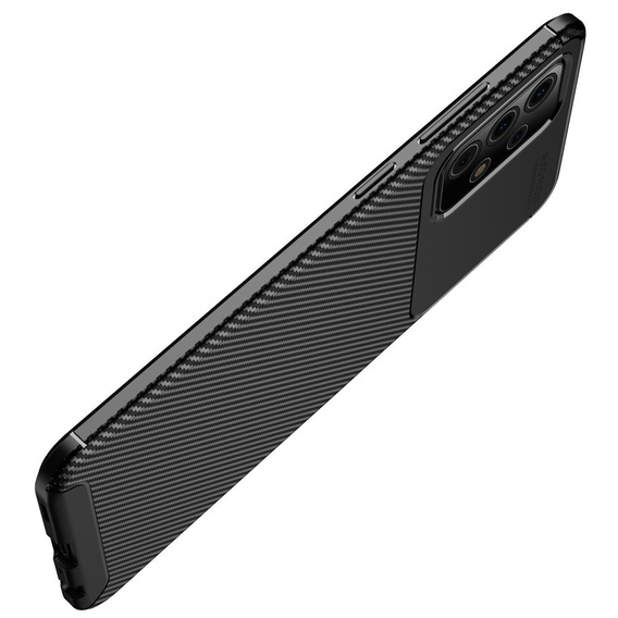 Case for Samsung Galaxy A52 / A52s, Carbon Gel, black