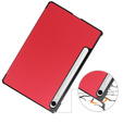 Case for Samsung Galaxy Tab S9 FE, Tri-fold, red