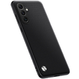Leather case for Samsung Galaxy M55 5G, leather hybrid, carbon black